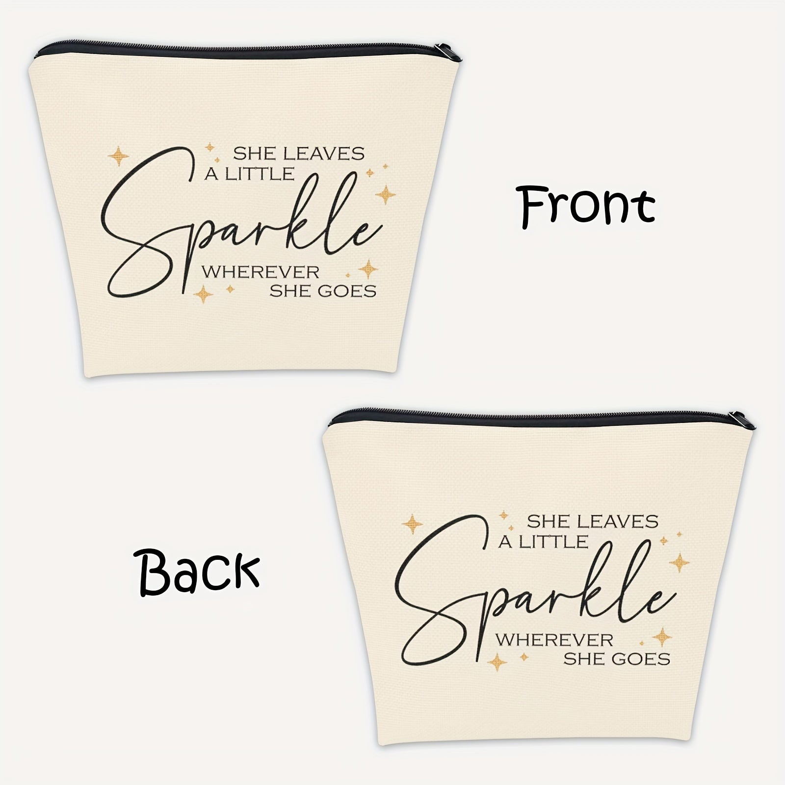 She Leaves A Little Sparkle Makeup Bag Gift