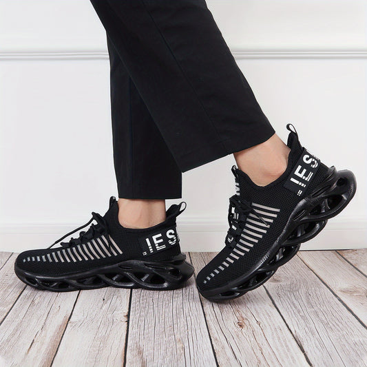 Men's Colorful Lightweight Jogging Shoes Breathable Mesh Comfortable Sneakers