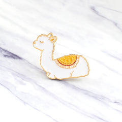 Cute Alpaca Animal Brooch Pin