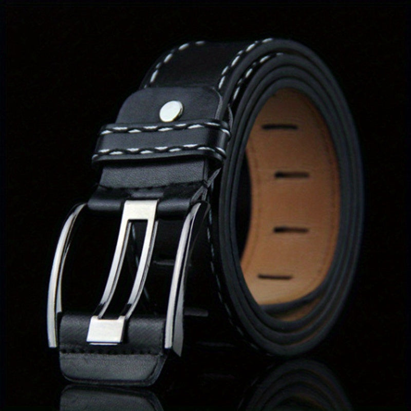 Men's Wide Needle Casual Double Belt Student Jeans Belt