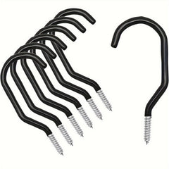 6pcs Bike Storage Hook Heavy Duty Wall Mount Rack Large Screw for Garage