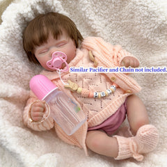 Soft Touch 48 Reborn Baby Doll Lifelike Sleeping Doll with Visible Veins