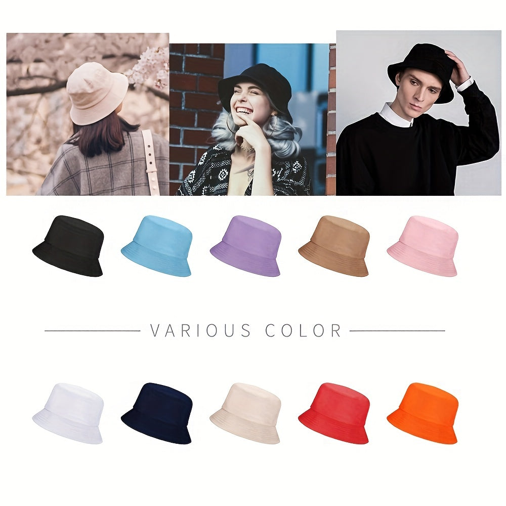 Kids Reversible Sunshade Bucket Hat for Outdoor Activities