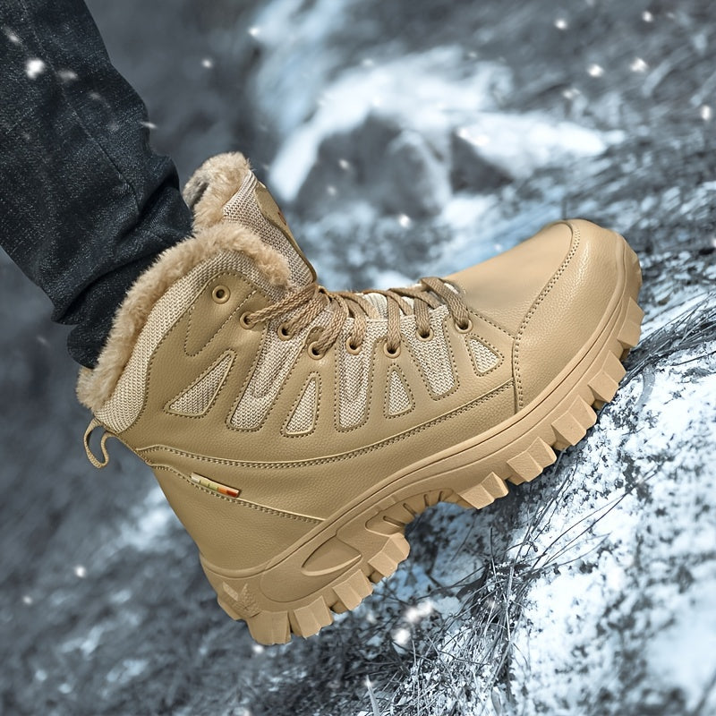 Men's Warm Snow Boots Hiking Boots Winter