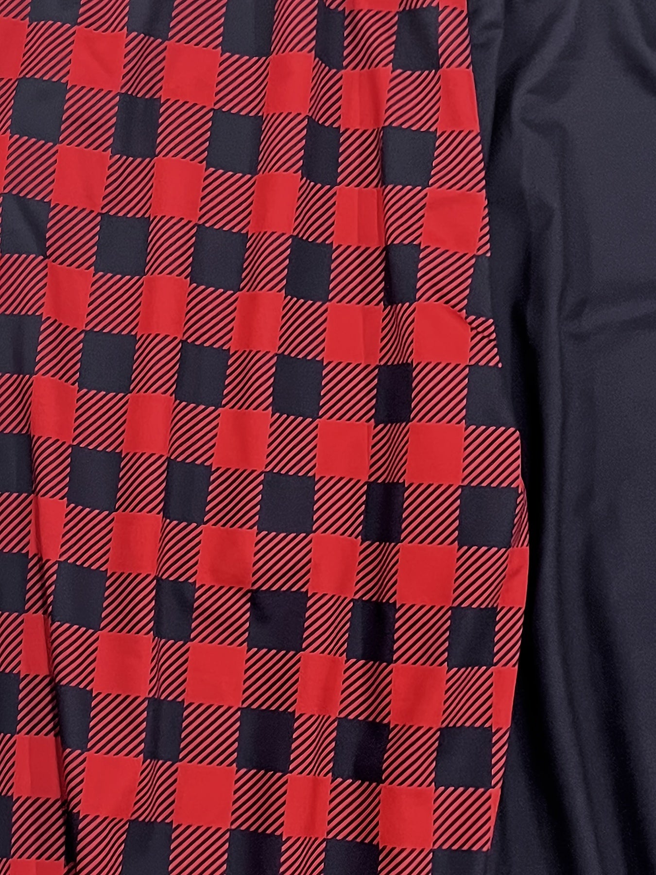  Christmas Colorblock Monster Print Joggers