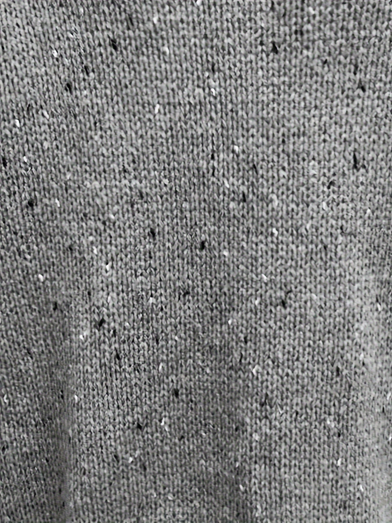  Casual Sweater Women's Plus Heathered Long Sleeve Round Neck Jumper