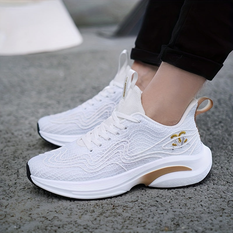 Marathon Shock Absorption Running Shoes Soft Sole Breathable Mesh Sneakers