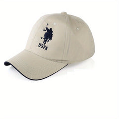 Embroidered Baseball Cap Sun Protection Adjustable Sports Hat for Men and Women