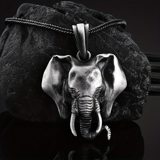 Unisex Elephant Pendant Necklace For Man Women's Holiday Party Jewelry