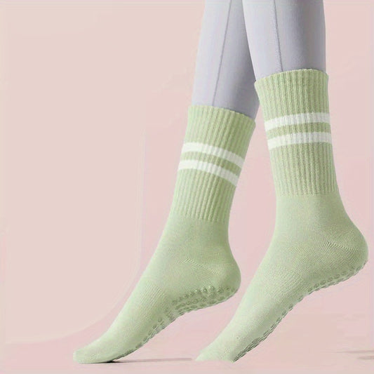 Women's Non Slip Professional Calf Yoga Socks