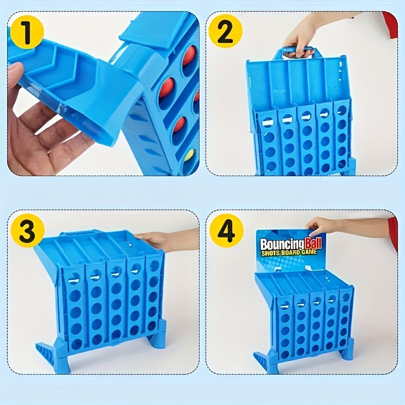 Bouncing Ball Shots Board Game for Kids Age 3