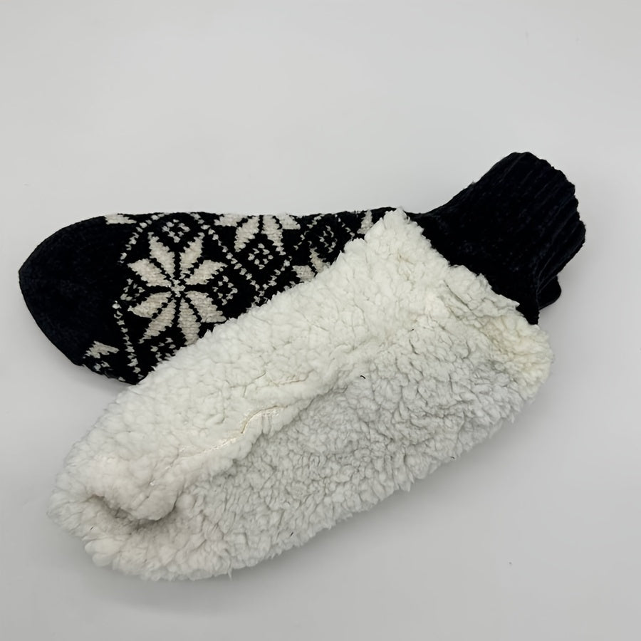 Geometric Print Mid Tube Socks Women's Stockings