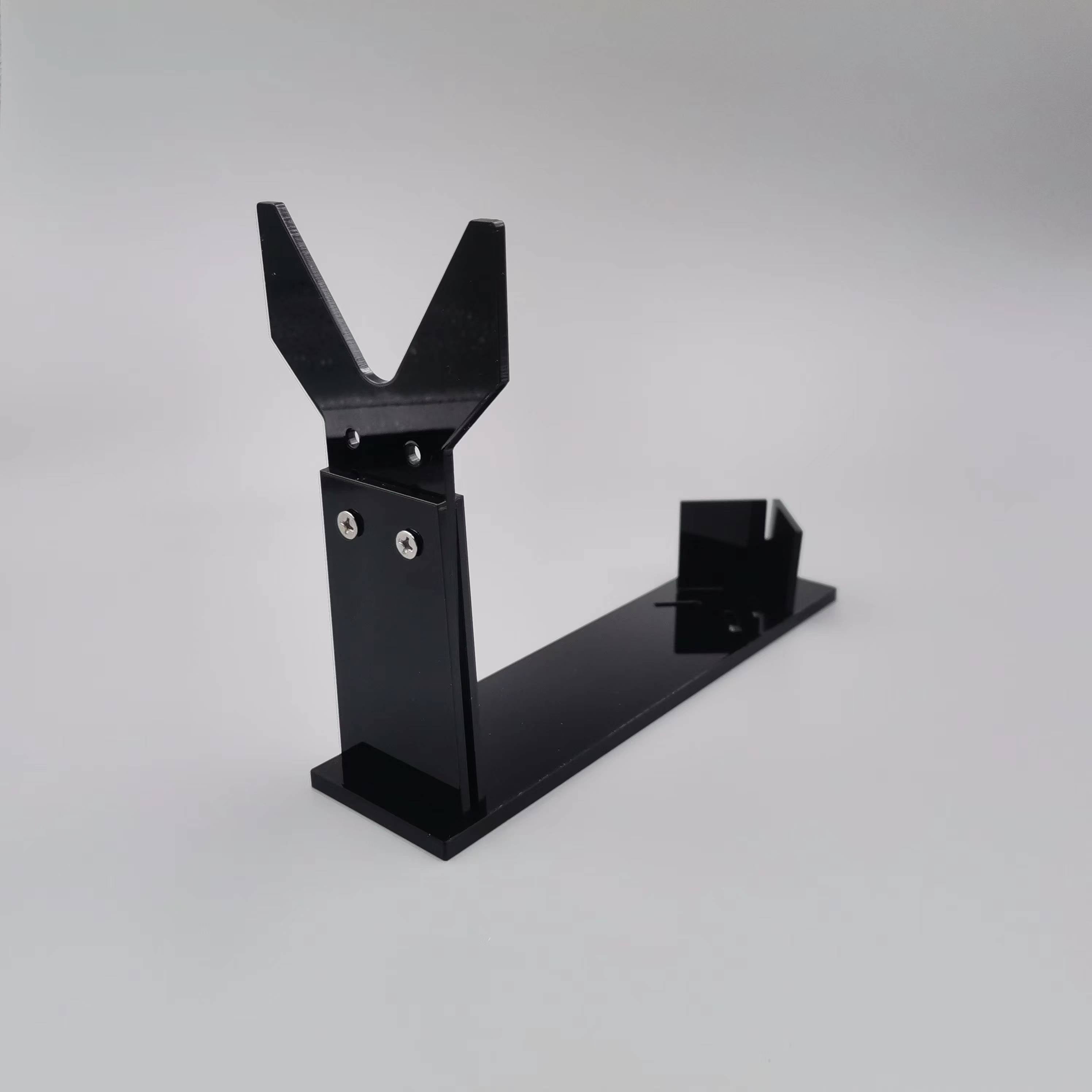 Acrylic Pistol Display Rack 19.5" 5 Height Adjustable Stand
