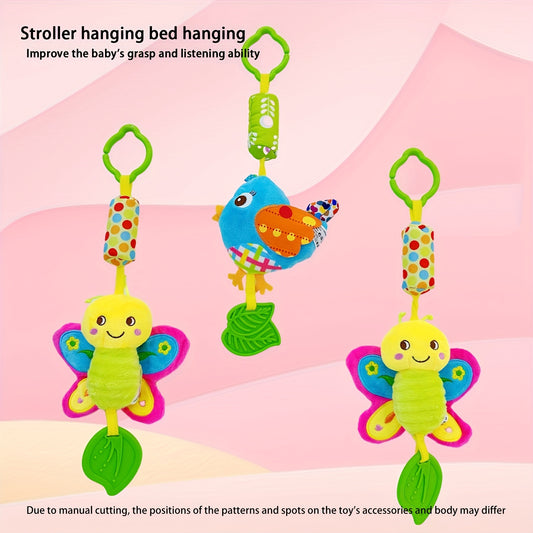 Infant Baby Car Stroller Pendant Wind Chime Bed Bell Rattle