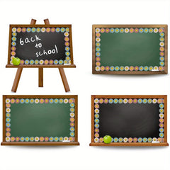 Boho Daisy Flower Bulletin Board Borders with Smiling Faces