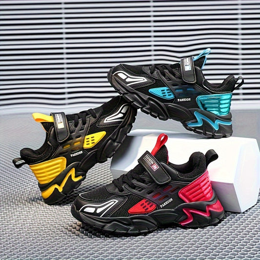 Boy's Chunky Shoes Comfy Non Slip Casual Soft Sole Sneakers For Kids