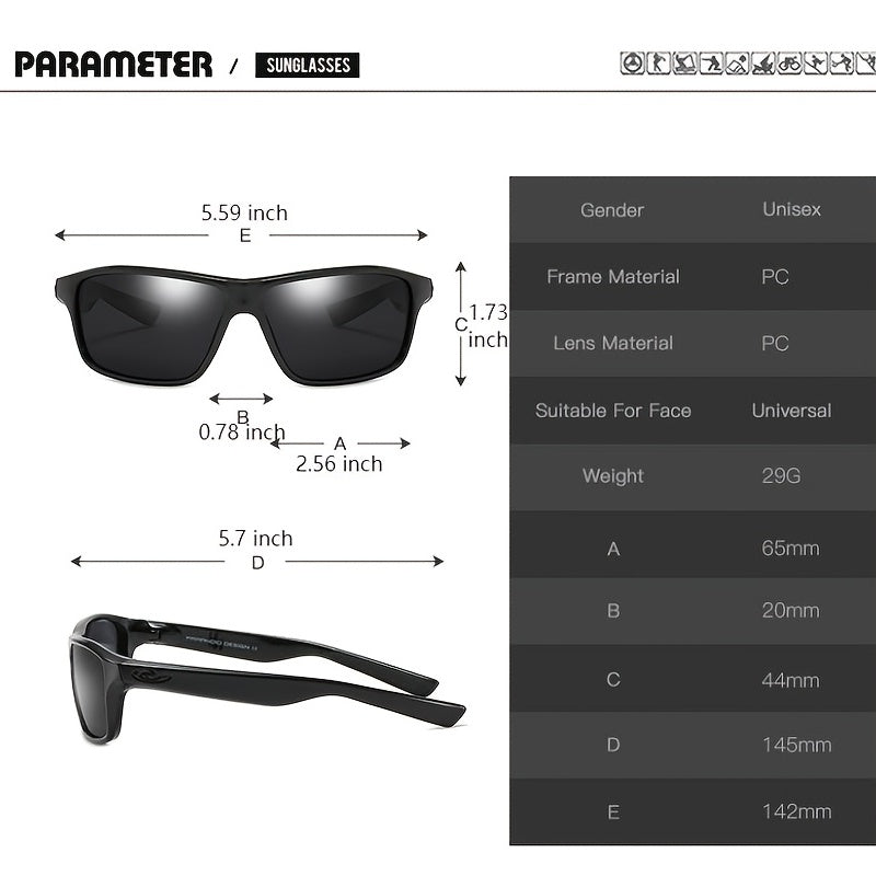 PARANOID Vintage Polarized Sunglasses For Men Women Polarized Sunglasses