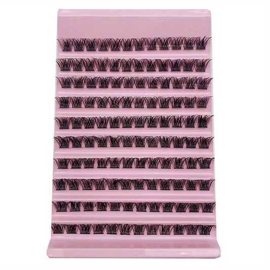 140 pcs Fluffy Lash Clusters 6-14MM D Curl Eyelash Extensions