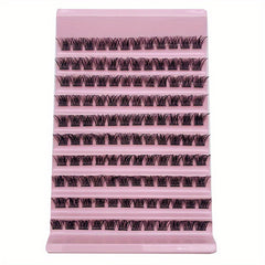 140 pcs Fluffy Lash Clusters 6-14MM D Curl Eyelash Extensions