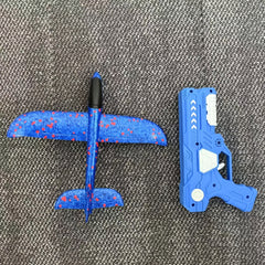 Orange Foam Glider Launcher Toy Catapult - Outdoor Fun