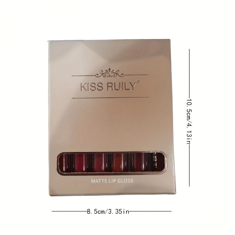 Matte Lip Glaze Set, Waterproof, Non Stick Cup Lipstick