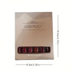 Matte Lip Glaze Set, Waterproof, Non Stick Cup Lipstick