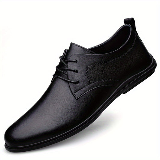 Men's Leather Derby Shoes Non Slip Business Dress Shoes