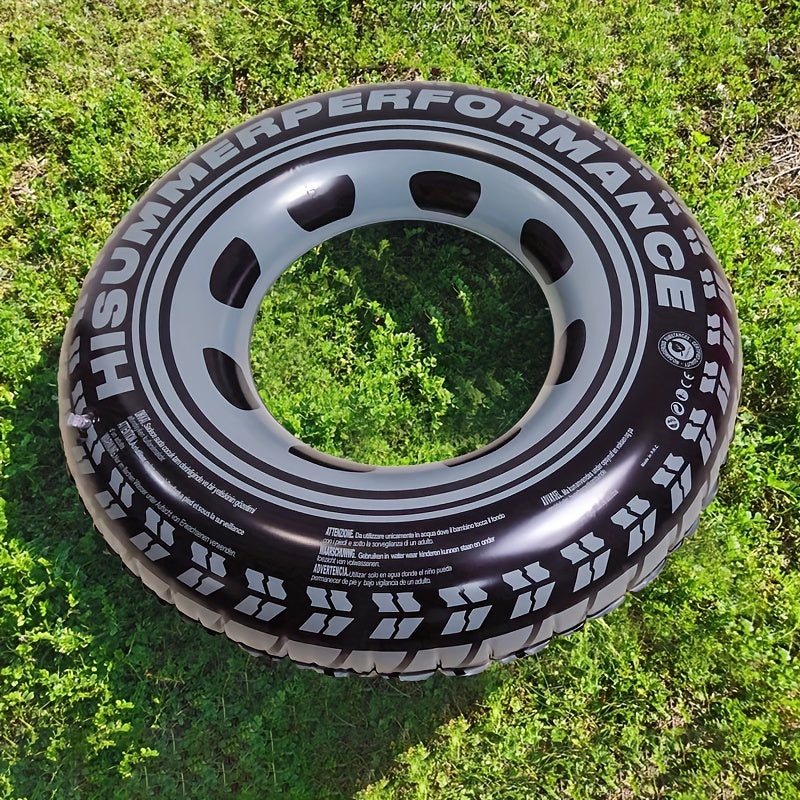 1pc PVC Inflatable Car Tire Swimming Ring for Summer Parties