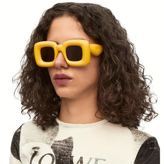 Square Frame Sunglasses Thick Frame Glasses UV400