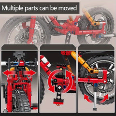 Kids Bicycle Blocks Mountain Bike Model Educational Toy