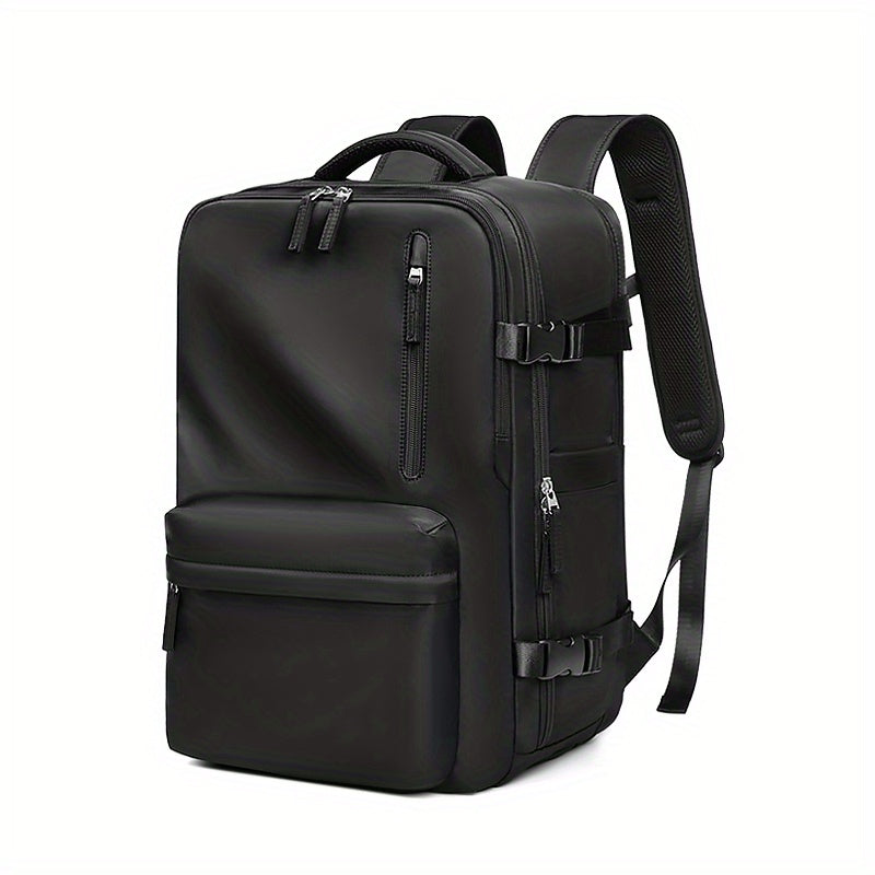 Large Capacity Nylon Backpack with Shoe Compartment for Travel
