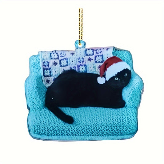 Cat Hanging Christmas Ornament Party Decoration