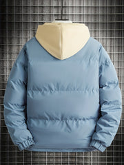 Men's Classic Hooded Jacket for Fall Winter
