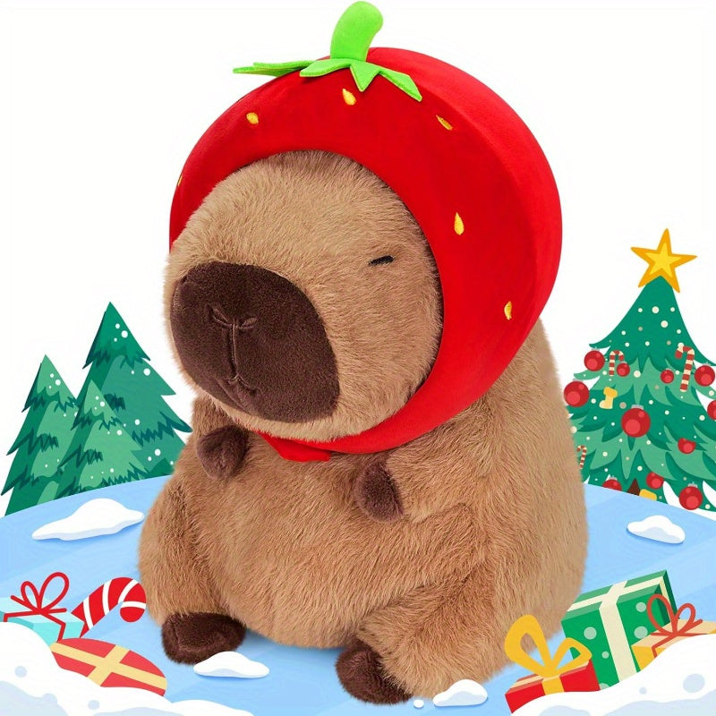 Strawberry Head Doll Guinea Pig Plush Toy