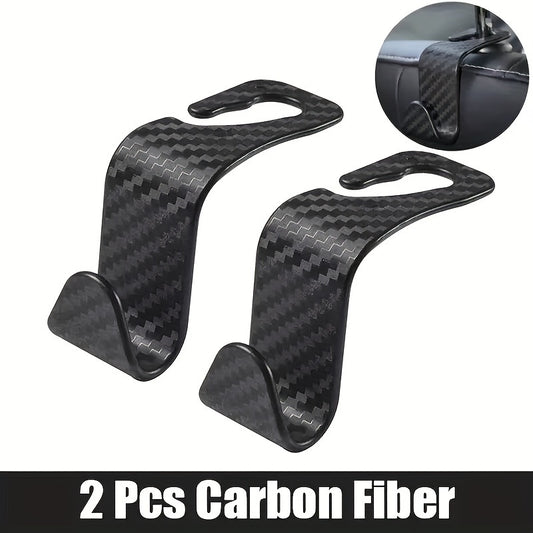 4pcs Car Seat Headrest Hook Storage Hanger Back Seat Organizer