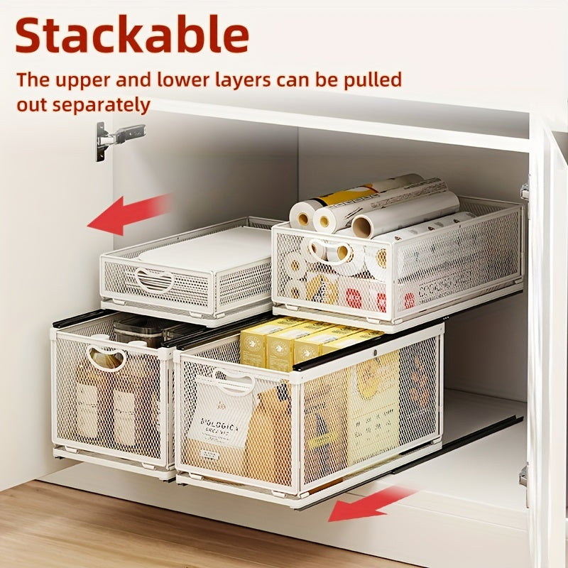 Kitchen Cabinet Storage Rack Pull Out Spice Rack Organizer