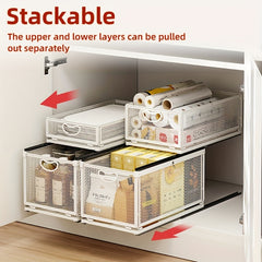 Kitchen Cabinet Storage Rack Pull Out Spice Rack Organizer