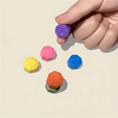 6pcs Nostalgia Guguan Game Colored Stone Grab Outdoor Activity