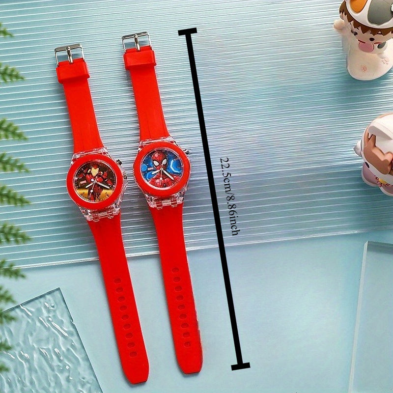 Silicone Quartz Watch with Luminous Display for Women
