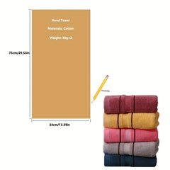 5pcs Cotton Face Towel Soft Hand Towel High Absorbency Bath Adult Towel