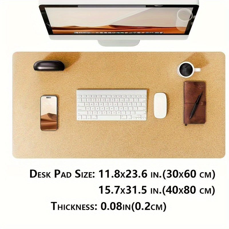 Double Sided Natural Cork Heat Insulation Mouse Pad