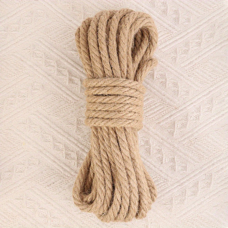 10m Jute Hemp Rope for DIY Crafts and Wall Hangings