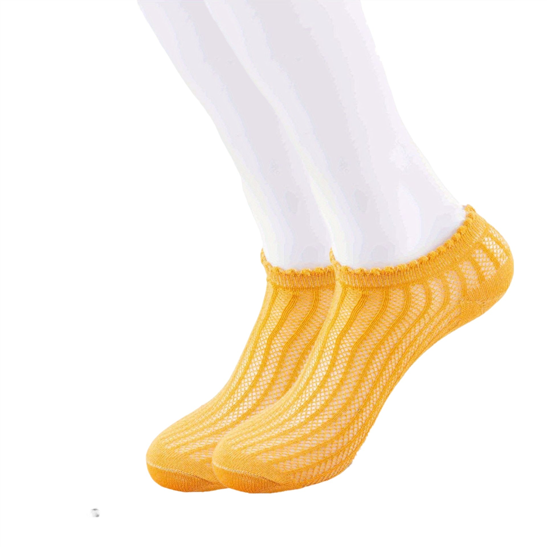 Girls Kids Mesh Breathable Low Cut Ankle Socks