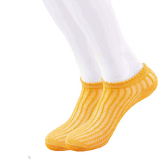 Girls Kids Mesh Breathable Low Cut Ankle Socks