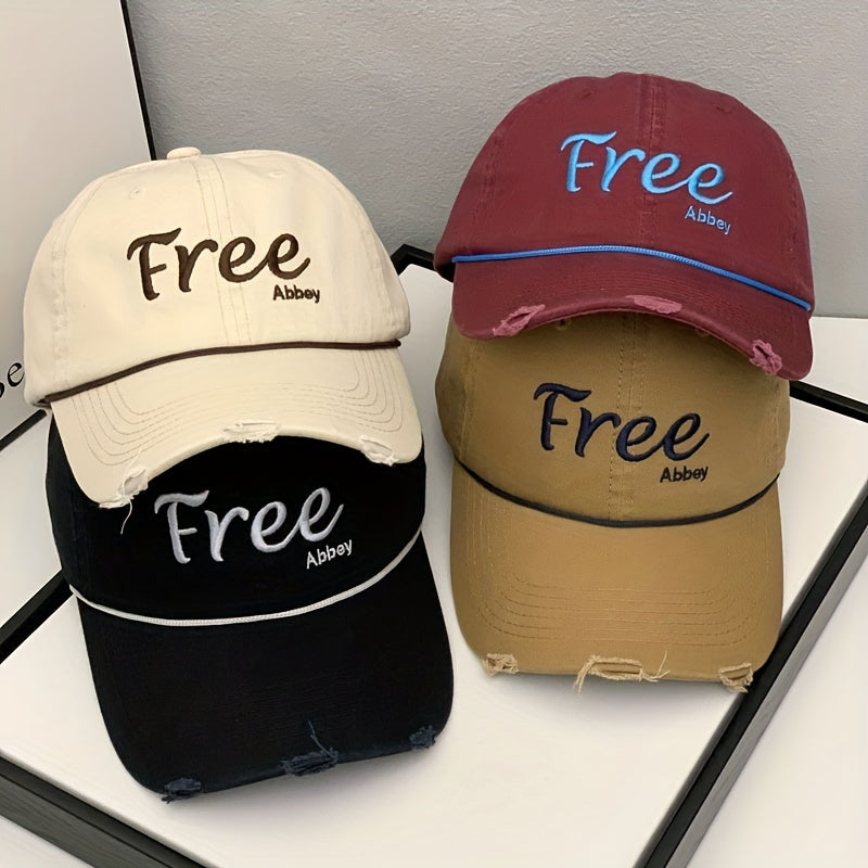 Letter Embroidery Baseball Cap Men's Summer Baseball Cap