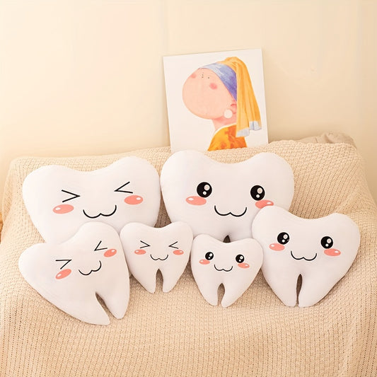 Funny Tooth Plush Toy Teeth Pillow Dolls Fairy Pillow Soft Stuffed Dental Gift