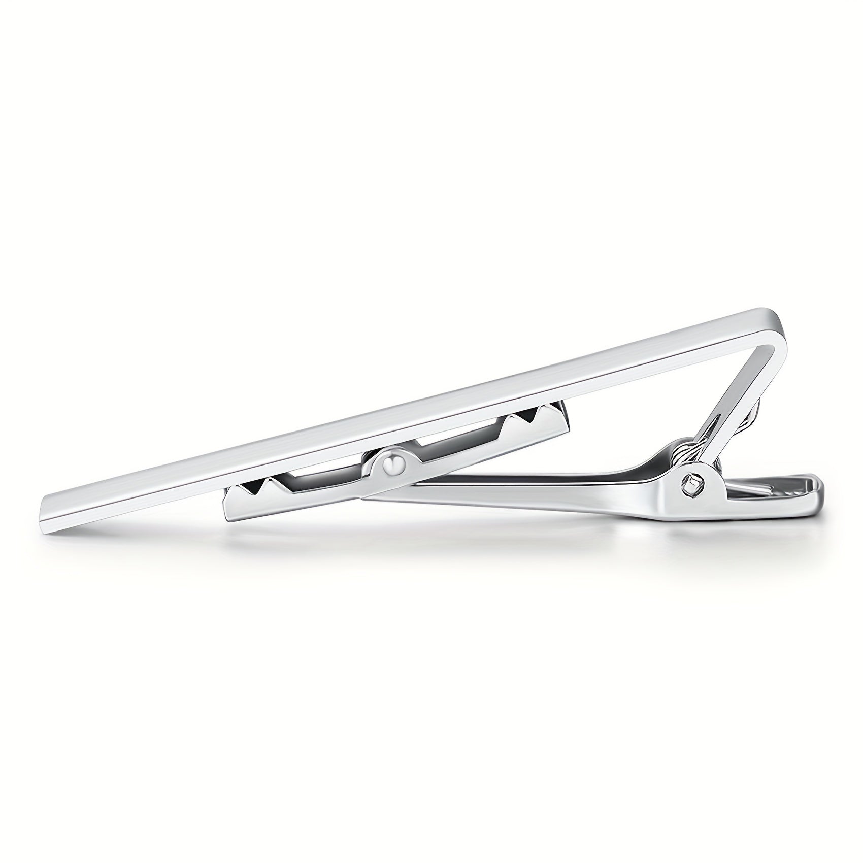 Classic Silver Tie Clip for Men