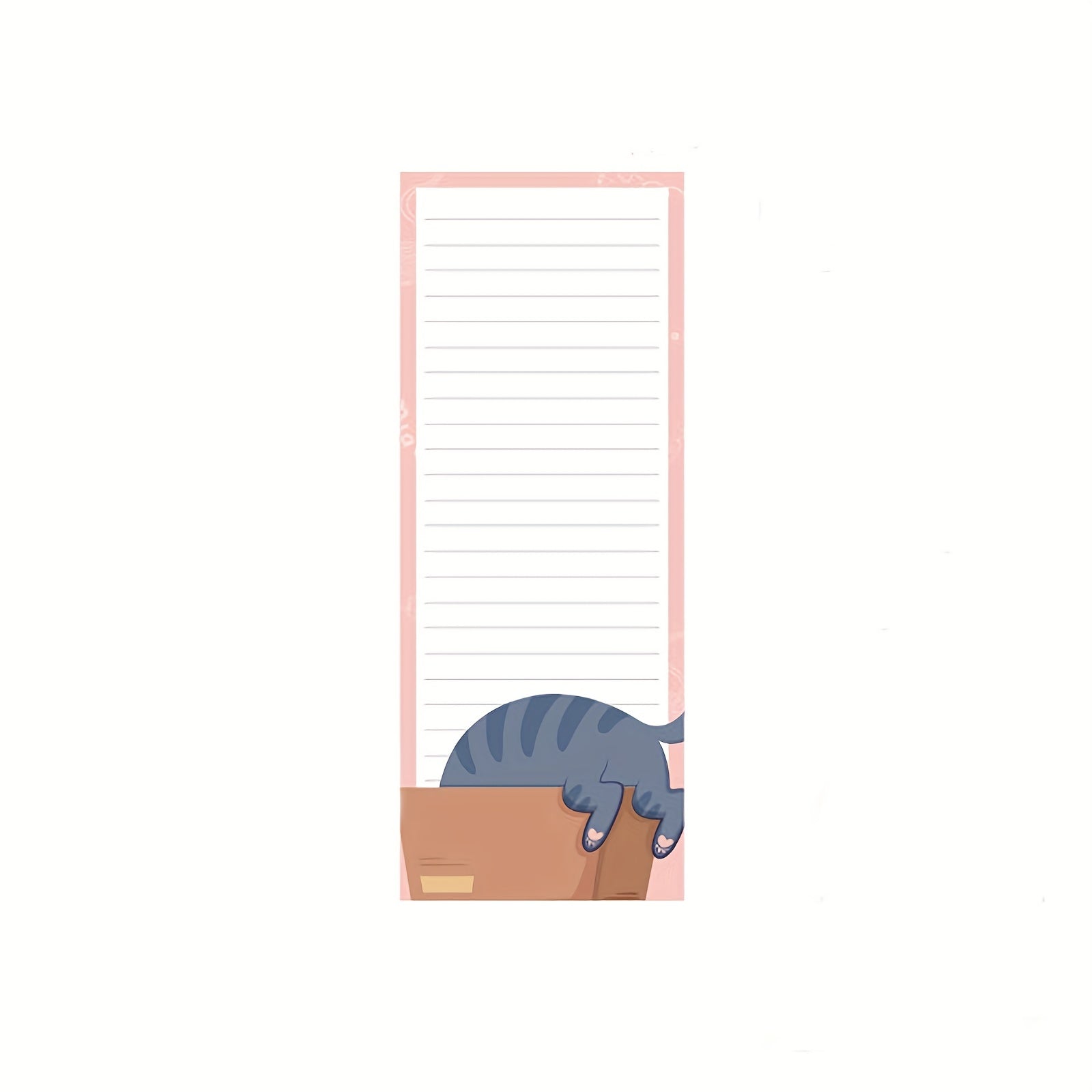 60 Sheets Cat Magnet Notepad Summer Theme Lists