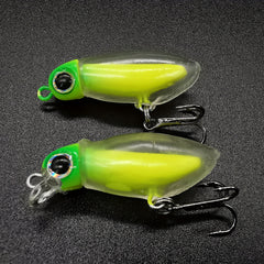 2pcs Mini Fishing Lures Insect Baits Pencil Minnow Lure Tackle