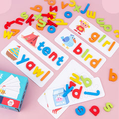 Alphabet Sight Words Flash Cards Matching Letter Games Educational Toys
